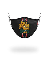 KIDS FORM FITTING MASK: SPUCCI LEOPARD