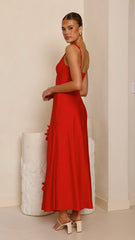 Lavara Maxi Dress - Red
