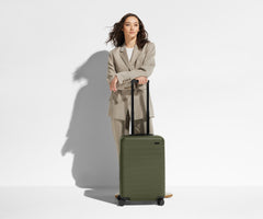 The Bigger Carry-On in Salt White (Gloss)