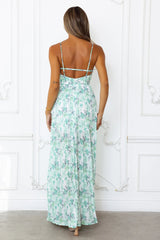 Celestial Daydreams Maxi Dress Green