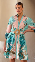 Macy Mini Dress - Willow Print