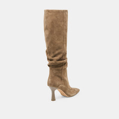 LOUSA BOOTS OLIVE SUEDE