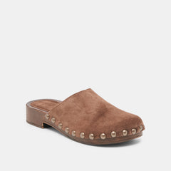 ALANIS FLATS BROWN SUEDE