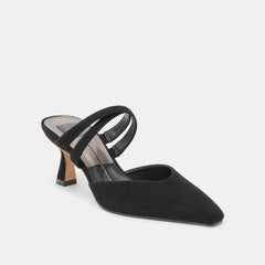 LINORE HEELS ONYX SUEDE