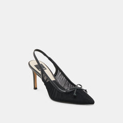 YELA HEELS BLACK TULLE