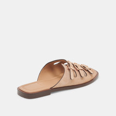 FIN SANDALS TAN SUEDE