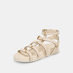 SUSANA SANDALS CREME LEATHER
