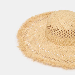 OPEN WEAVE SUNHAT TAN
