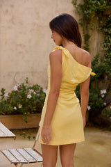Xanthe Kisses Mini Dress Yellow