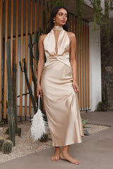 Be The One Maxi Dress Champagne