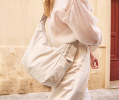 Featherlight Crossbody in Salt White