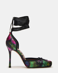 LARINA FLORAL SATIN