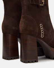 SUMMIT DARK BROWN SUEDE