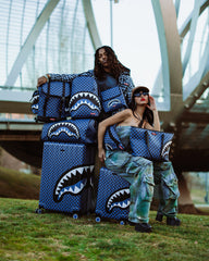 MIDNIGHT MAGIC SHARKS IN PARIS SAVVY CROSSBODY