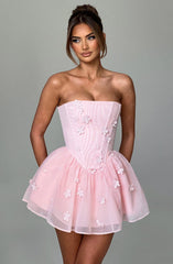 Justina Playsuit - Blush Playsuit Babyboo Fashion Premium Exclusive Design