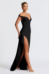Khalesia Maxi Dress - Black Dress Babyboo Fashion Premium Exclusive Design