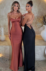 Malika Maxi Dress - Rust Babyboo Fashion Premium Exclusive Design