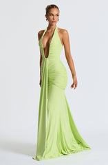 Rosetta Maxi Dress - Lime Dress Babyboo Fashion Premium Exclusive Design