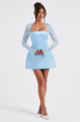 Sadie Mini Dress - Blue Dress Babyboo Fashion Premium Exclusive Design