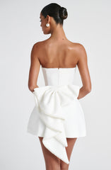 Suni Mini Dress - Ivory Dress Babyboo Fashion Premium Exclusive Design