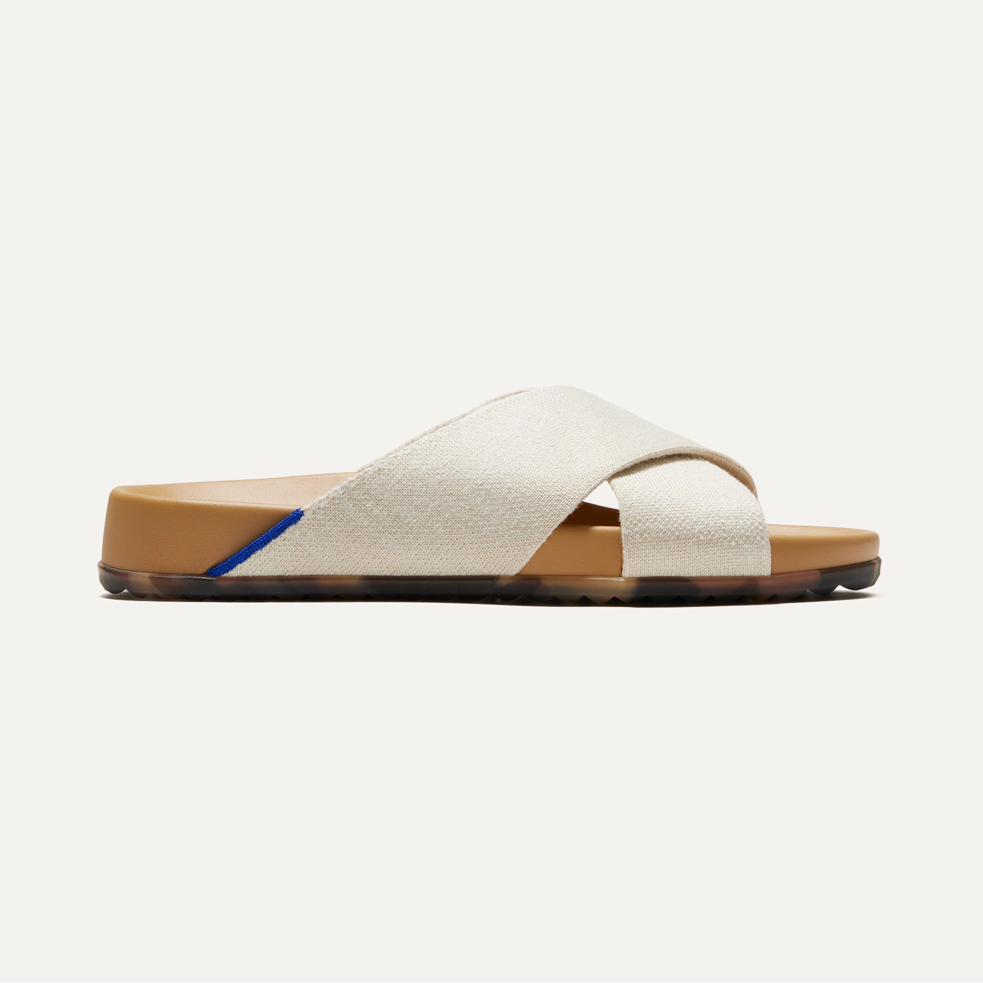 The Weekend Slide in Oat shown from the side.