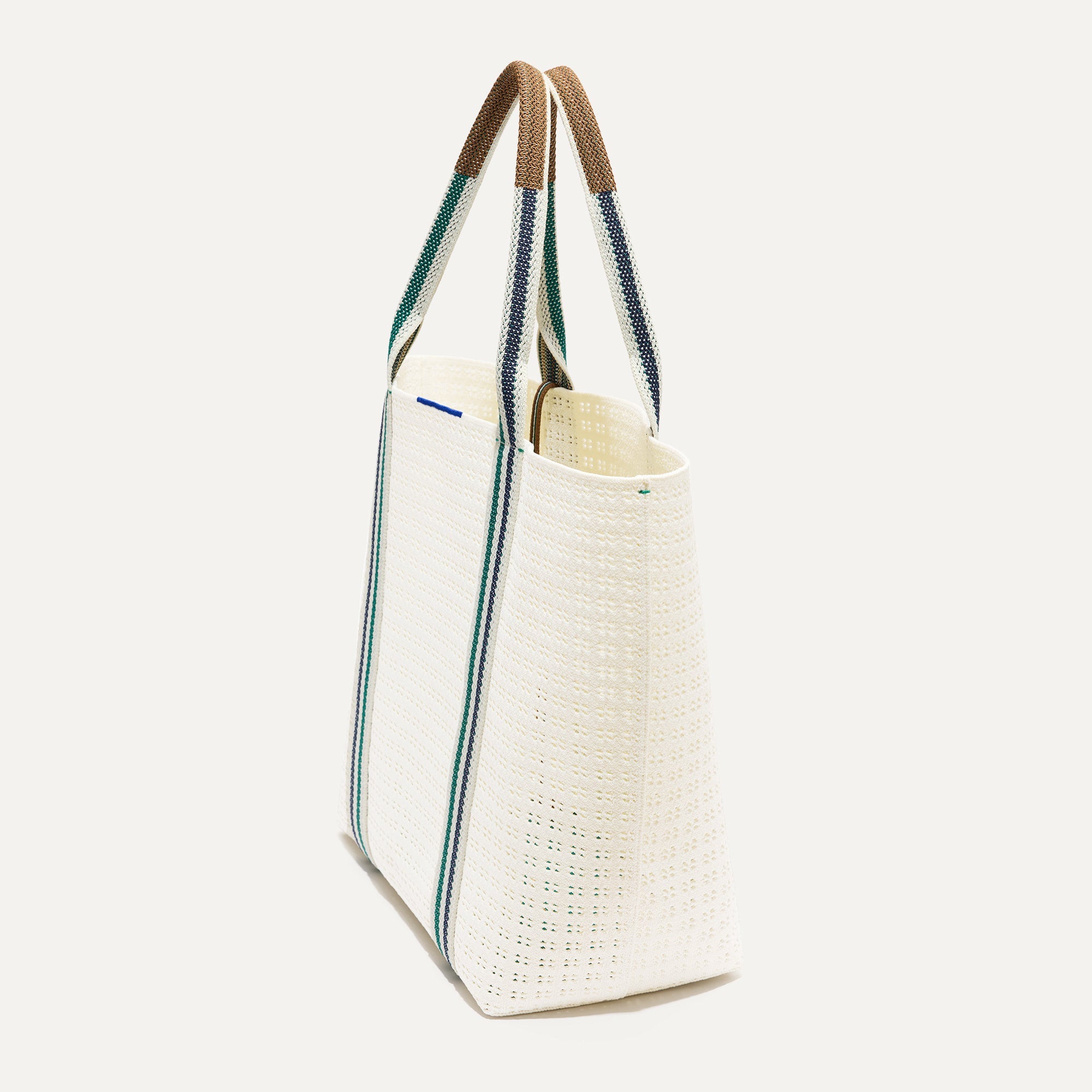 The Lightweight Tote in Birdie shown in diagonal view.