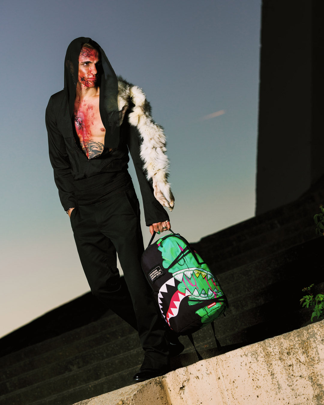 ZOMBIE OOZE SHARK CENTRAL BACKPACK