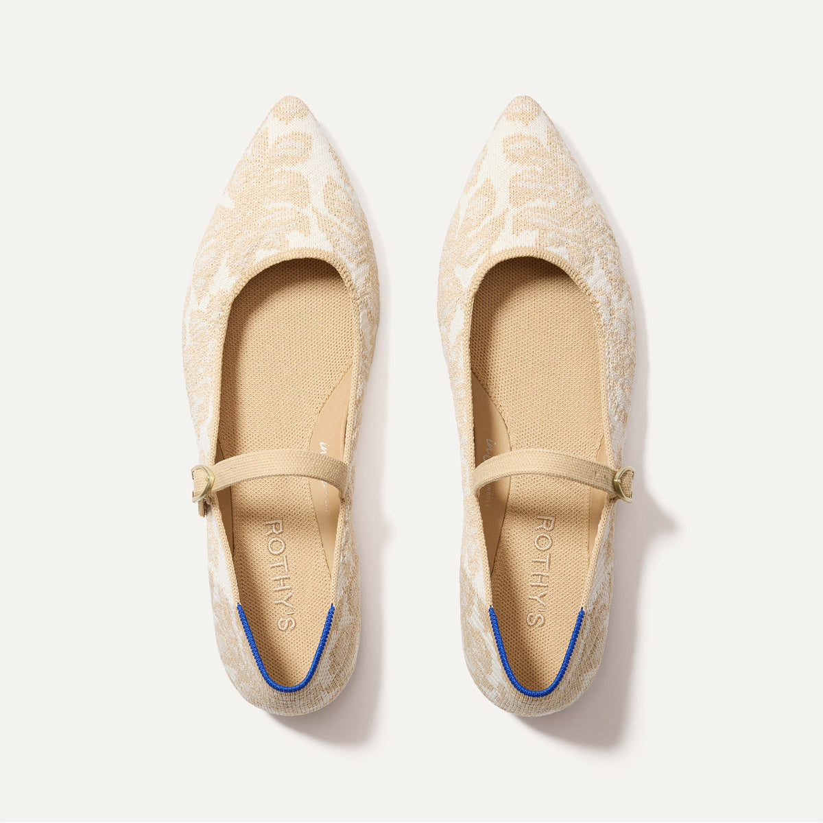 The Point Mary Jane II in White Chantilly shown from the top.