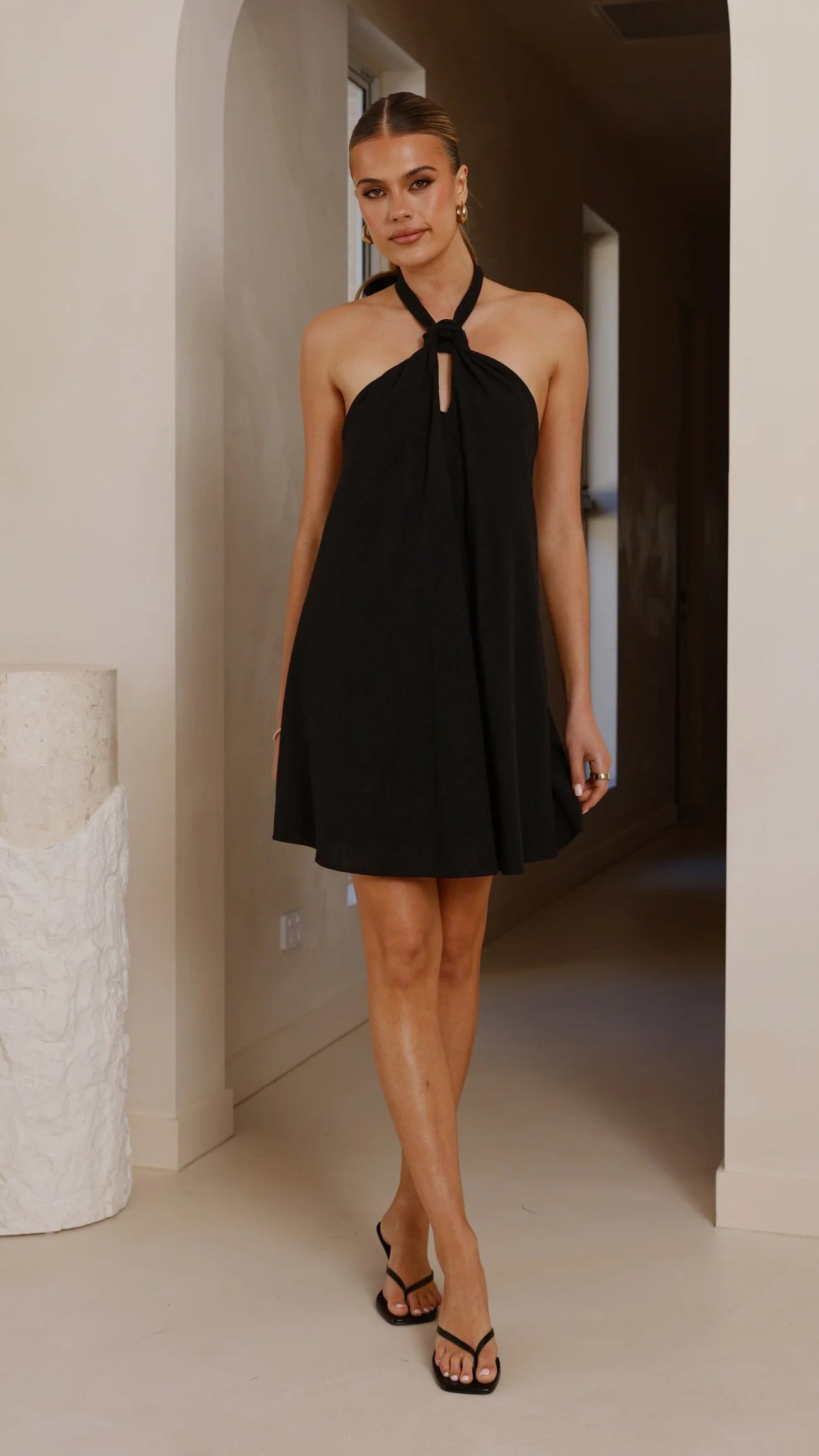 Maja Mini Dress - Black
