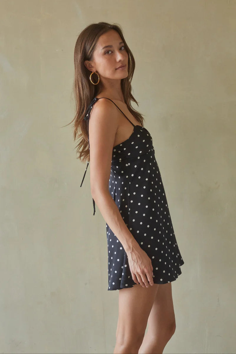 Ilona Polka Dot Mini Dress