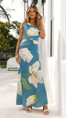 Gigi Maxi Dress - Blue Orchid