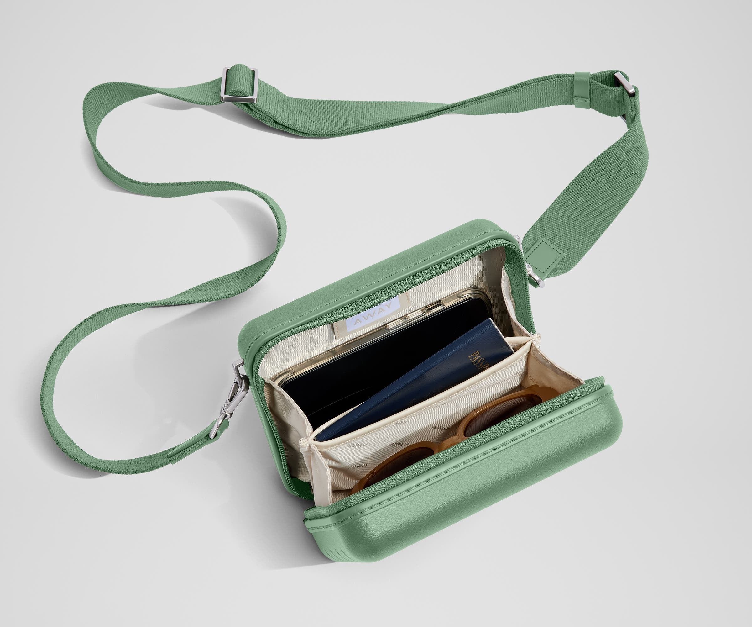 The Mini Crossbody in Sea Green