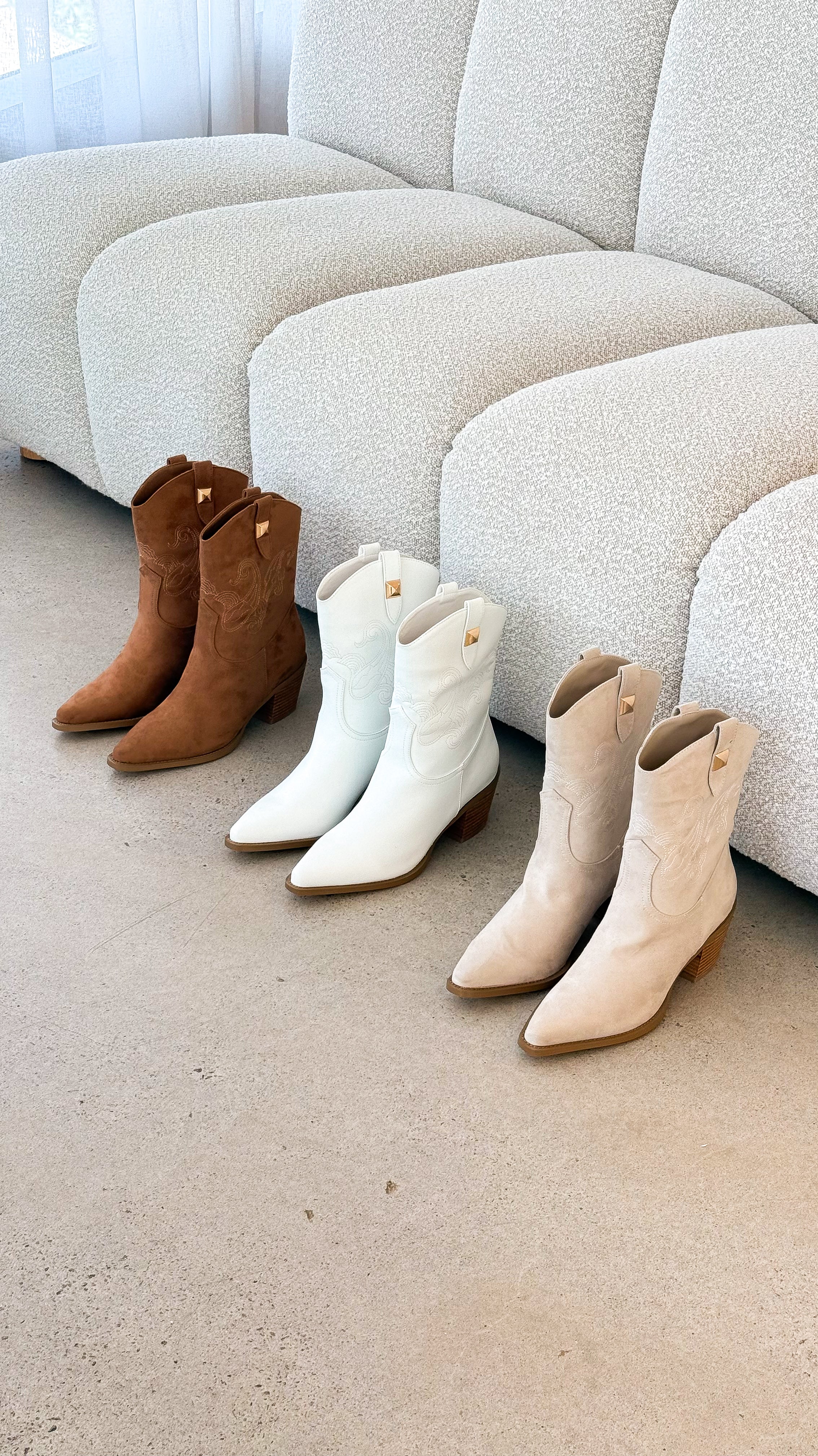 Darla Boot - Sand Suede