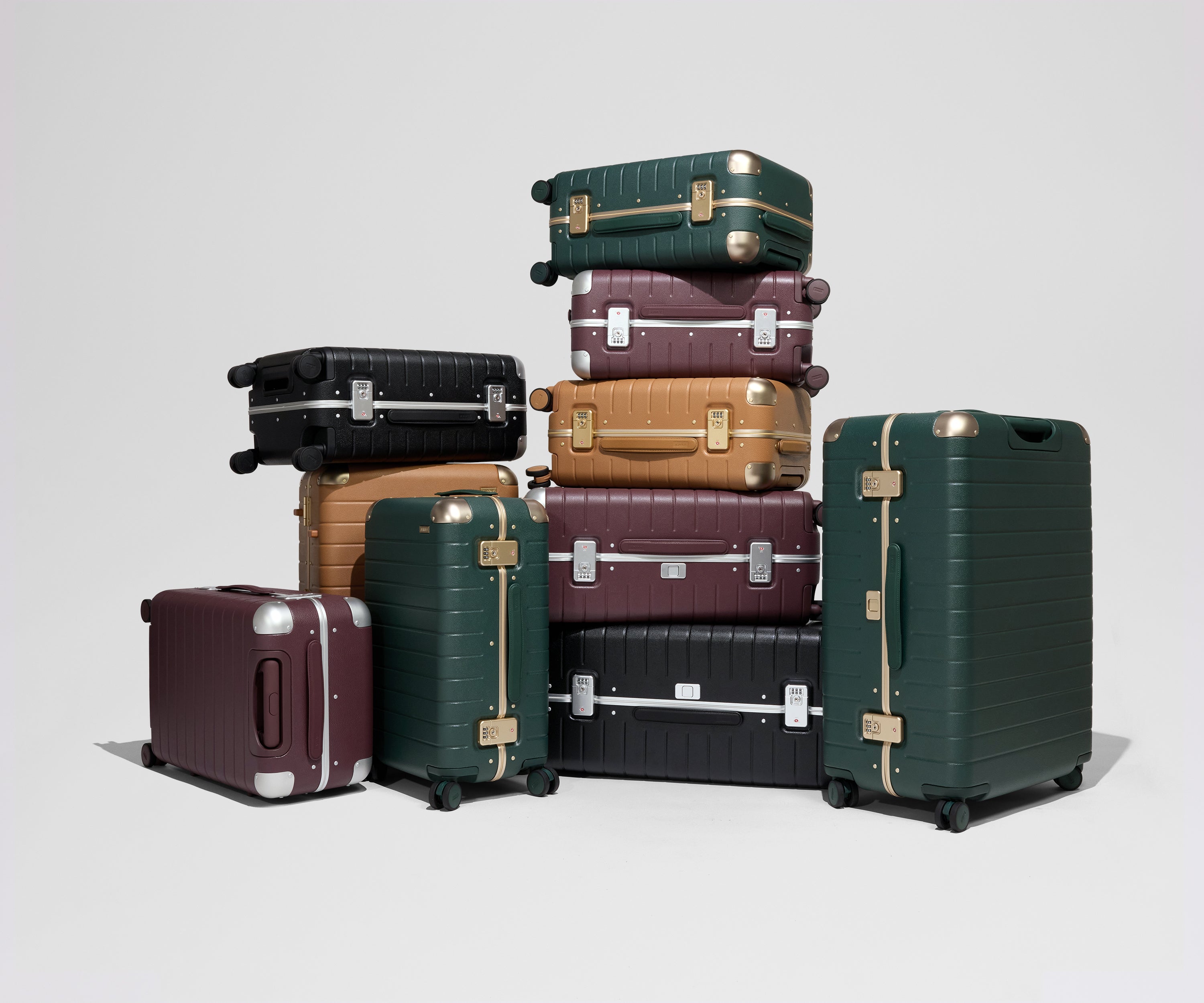 The Aluminum Edge Carry-On in Jet Black