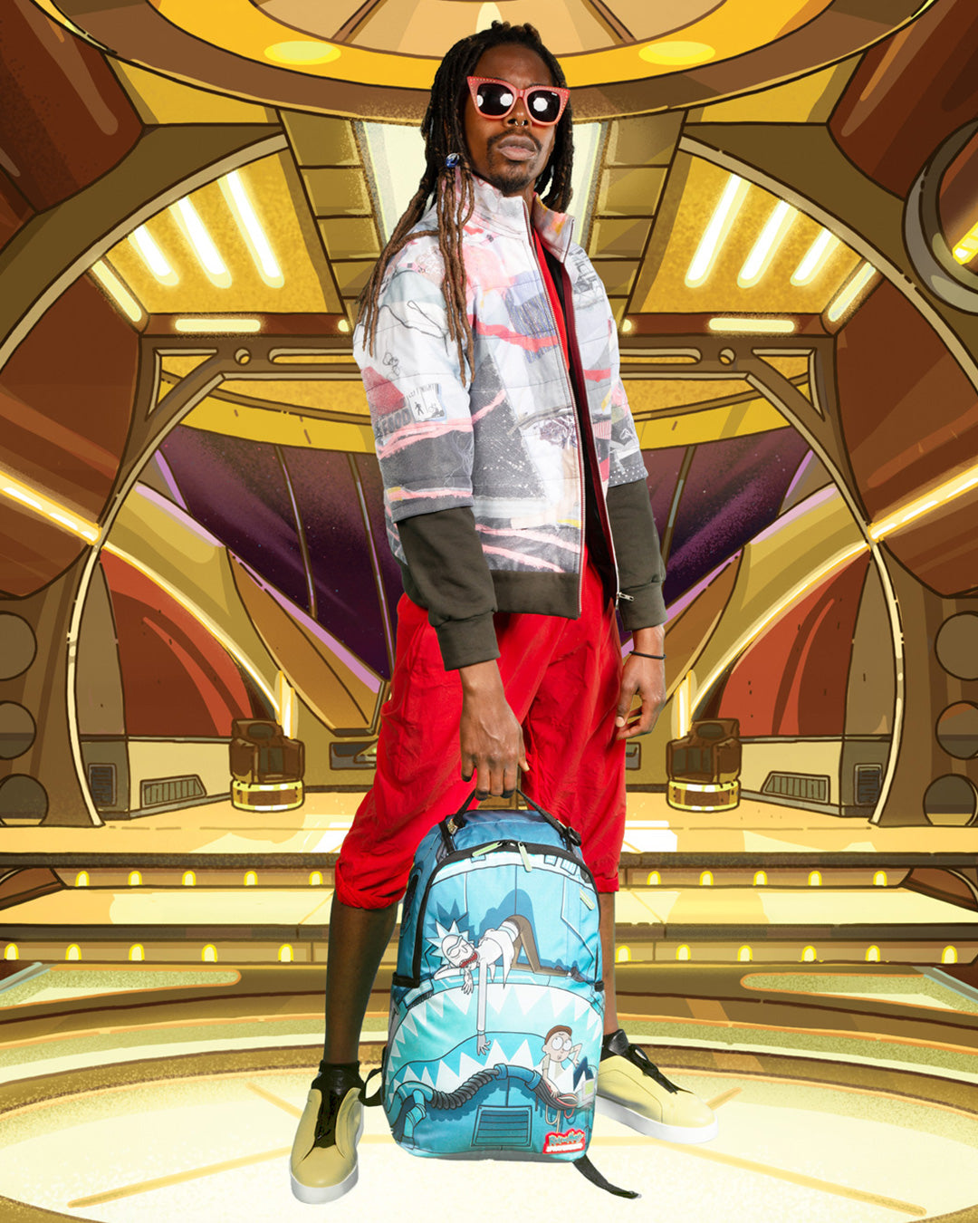RICK & MORTY NAPSACK BACKPACK (DLXR)