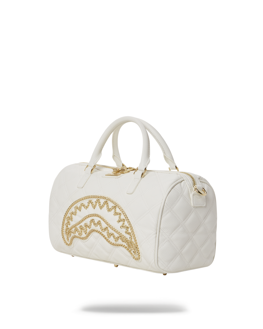 RIVIERA LE BLANC GOLD CHAIN SHARK MINI DUFFLE