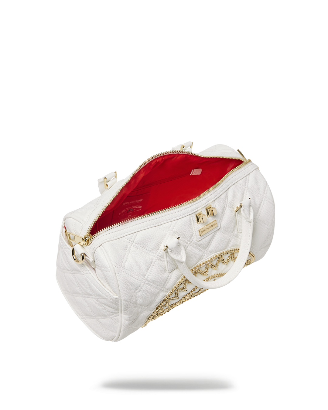RIVIERA LE BLANC GOLD CHAIN SHARK MINI DUFFLE