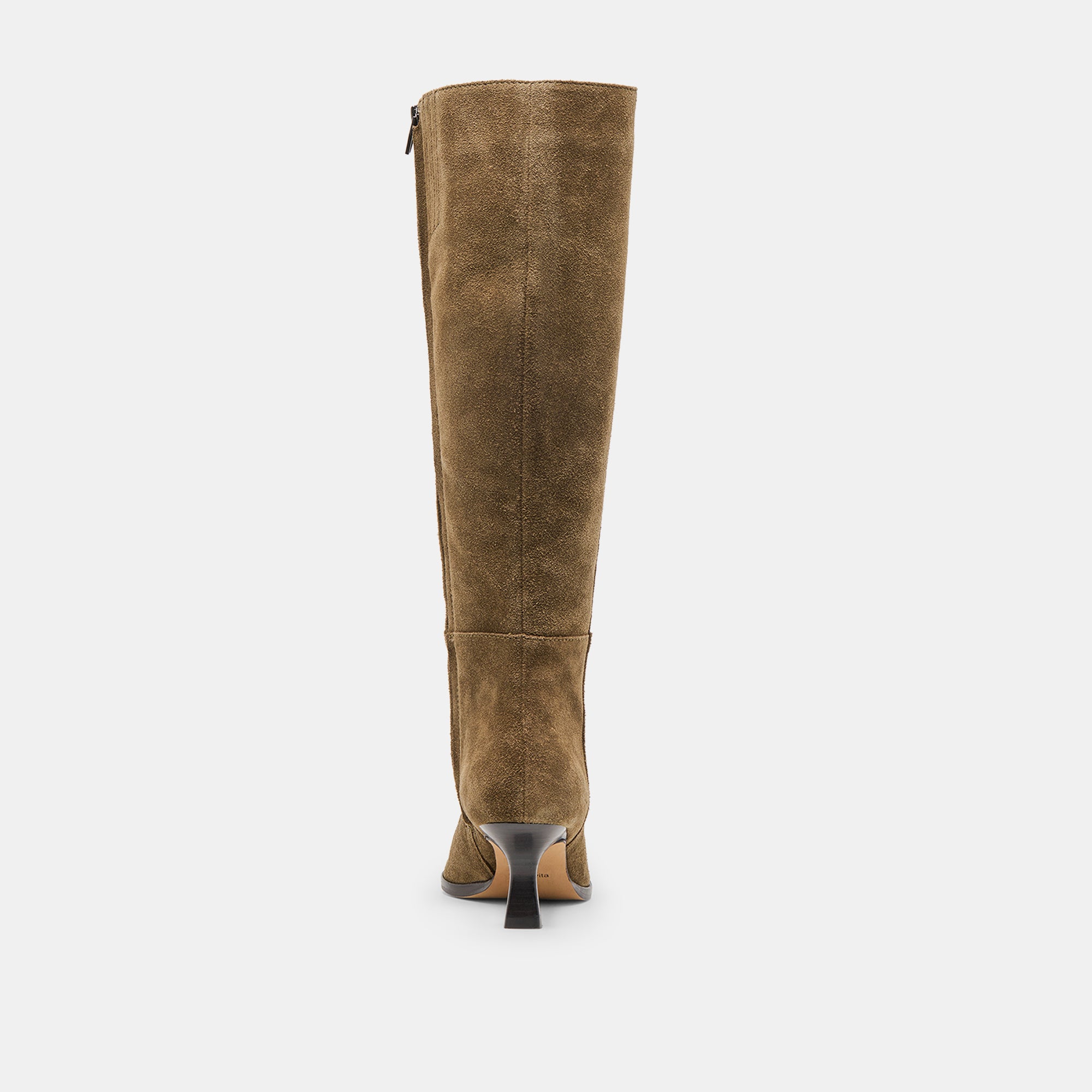 AUGGIE WIDE CALF BOOTS OLIVE SUEDE