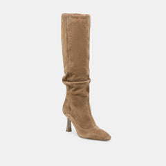 LOUSA BOOTS OLIVE SUEDE
