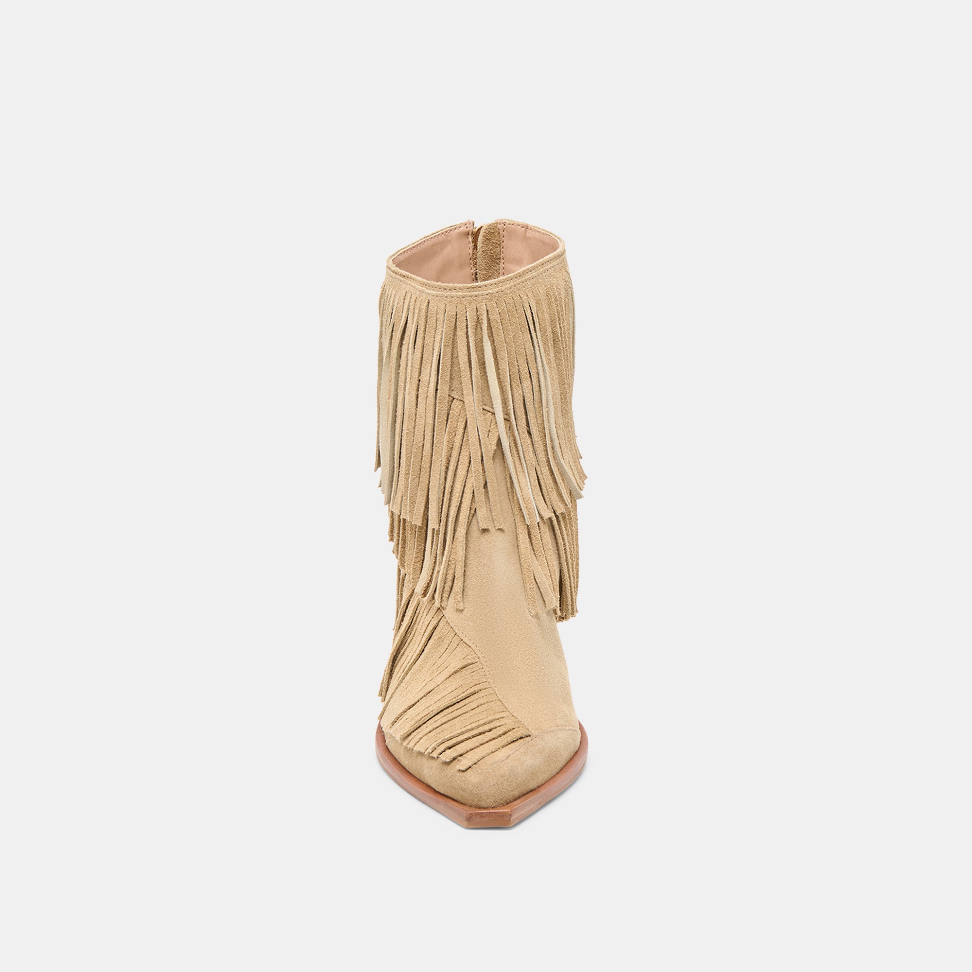TOREY BOOTIES DK TAUPE SUEDE