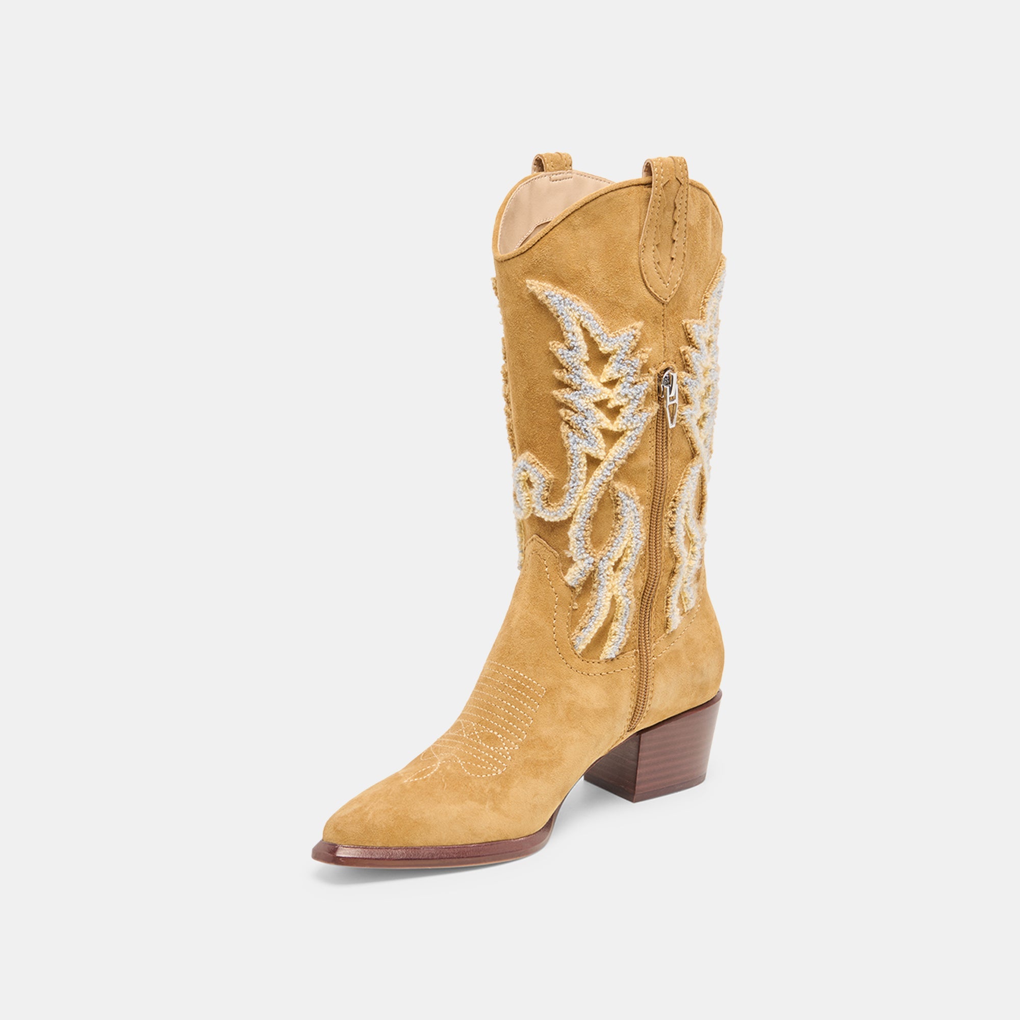 VILA BOOTS CARAMEL SUEDE