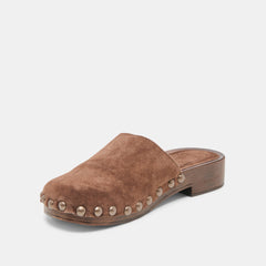 ALANIS FLATS BROWN SUEDE