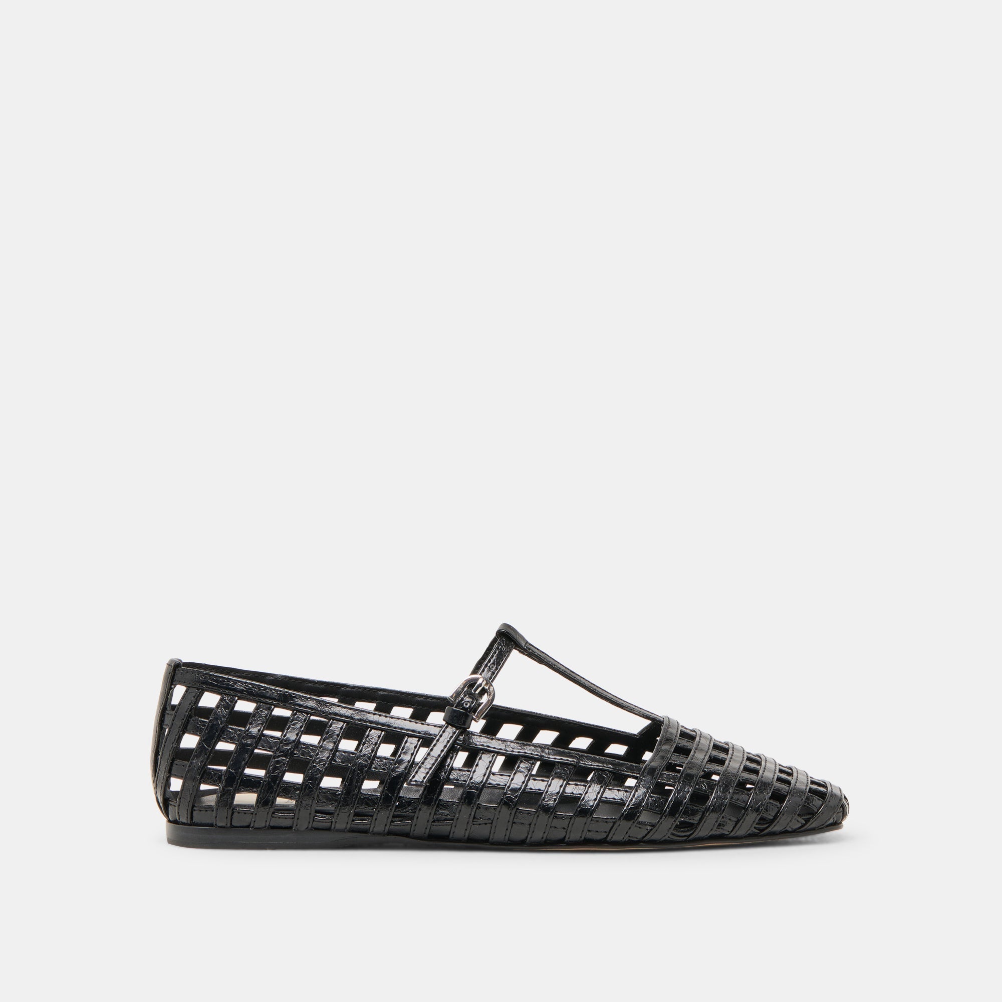 RAINS BALLET FLATS BLACK STELLA