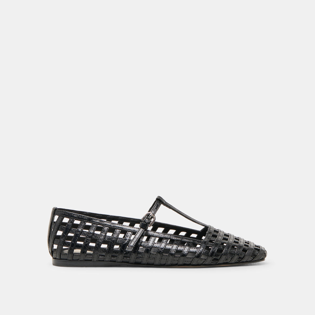 RAINS BALLET FLATS BLACK STELLA