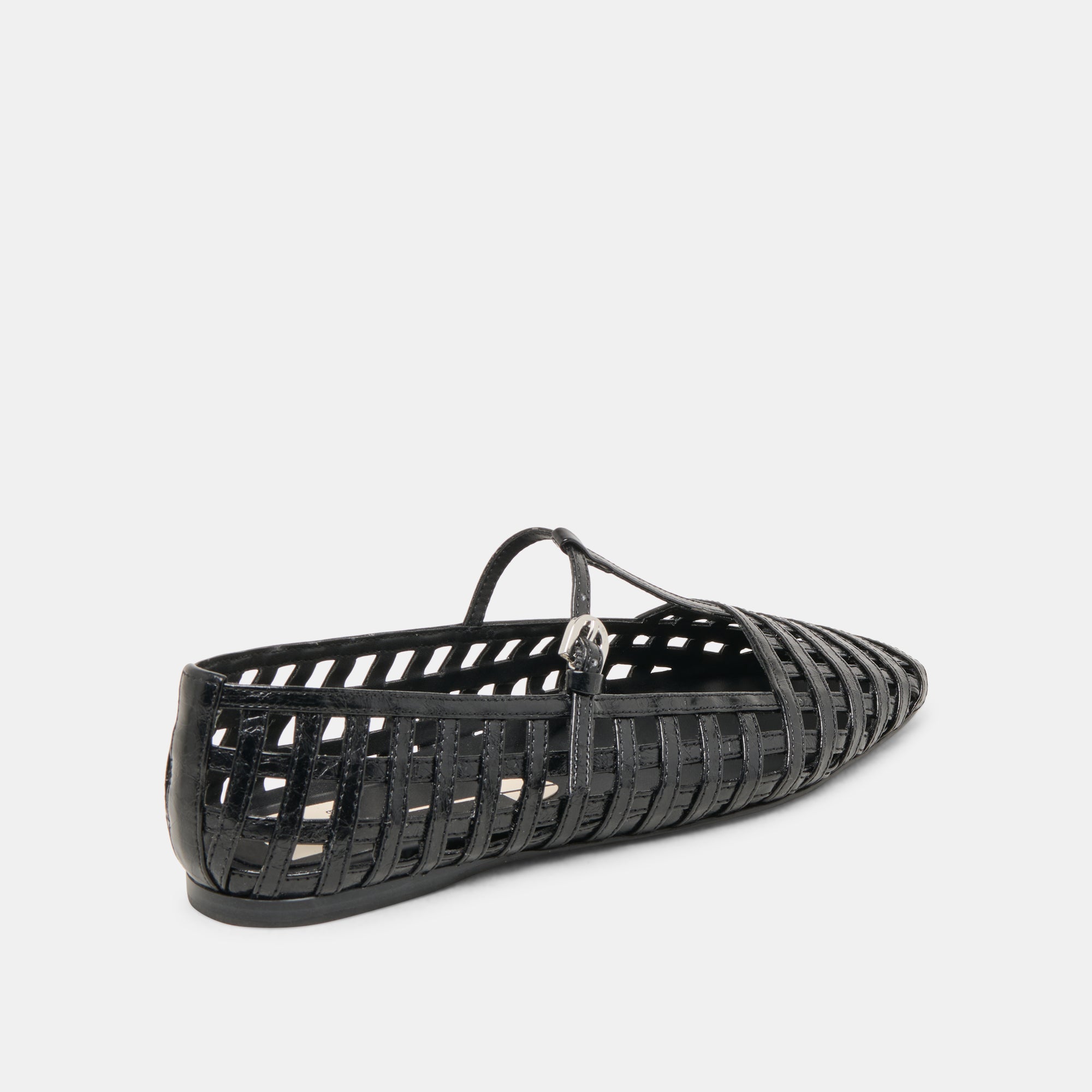 RAINS BALLET FLATS BLACK STELLA