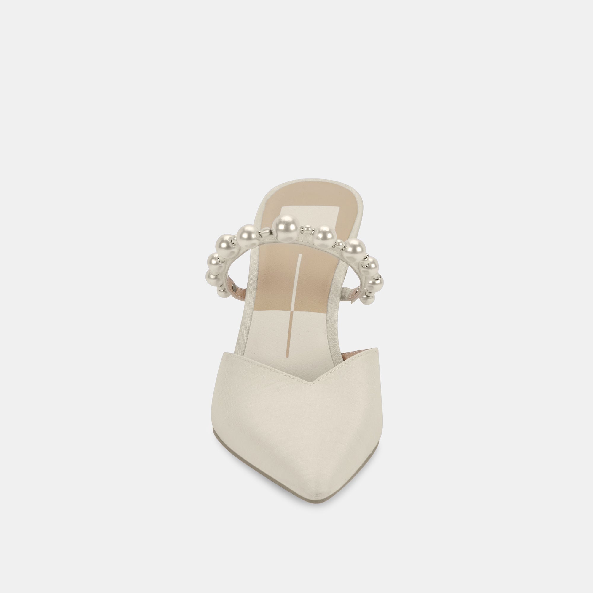KANIKA PEARL WIDE HEELS VANILLA PEARLS