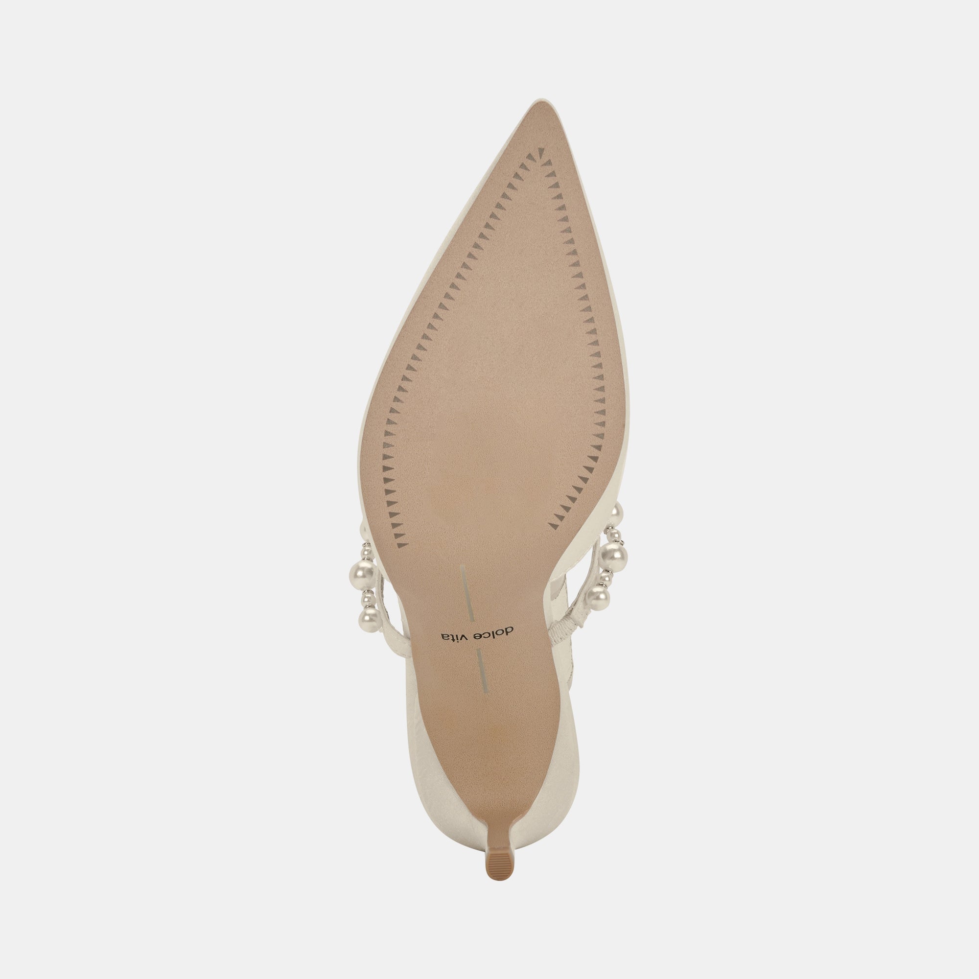 KANIKA PEARL WIDE HEELS VANILLA PEARLS