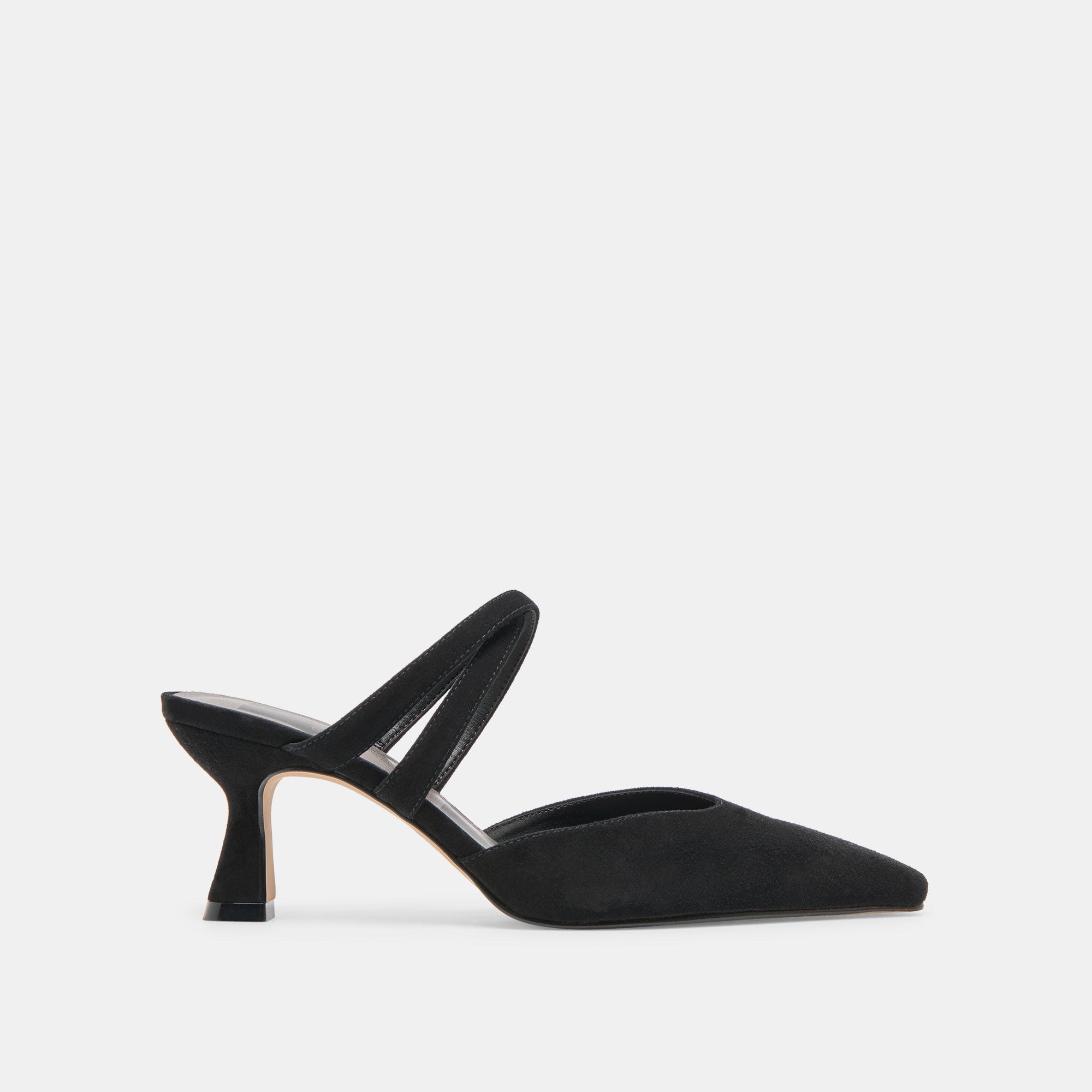 LINORE HEELS ONYX SUEDE