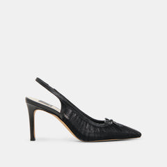 YELA HEELS BLACK TULLE