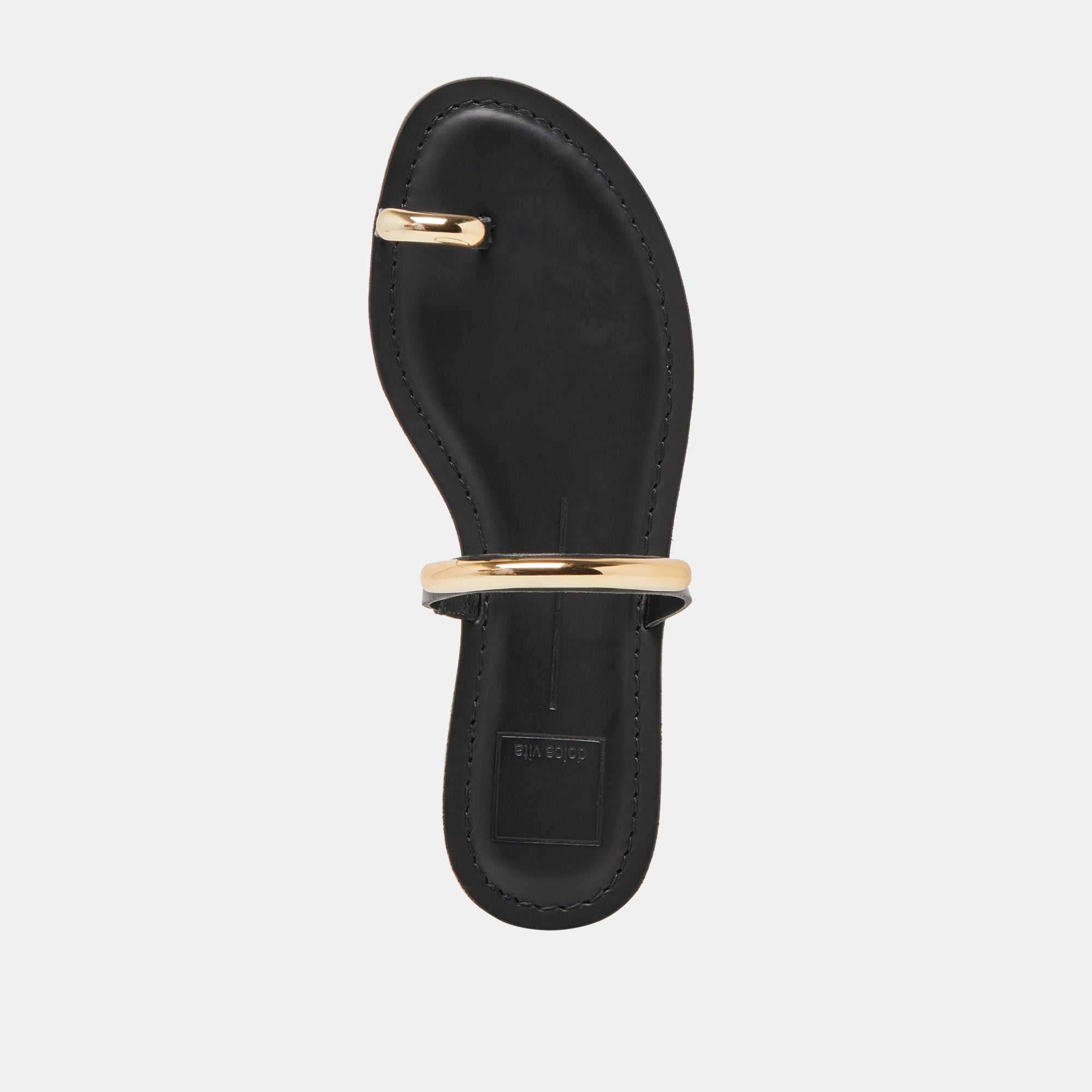 WINK WIDE SANDALS BLACK LEATHER